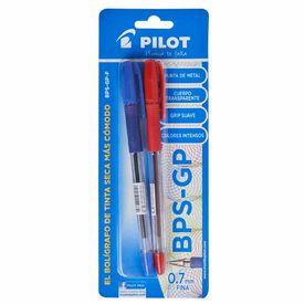 Bolígrafo PILOT BPS Azul/Negro/Rojo Blíster 3un - Promart