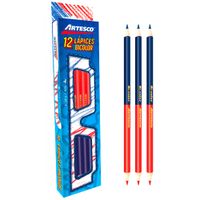 Lápices ARTESCO Bicolor Triangular Caja 12un