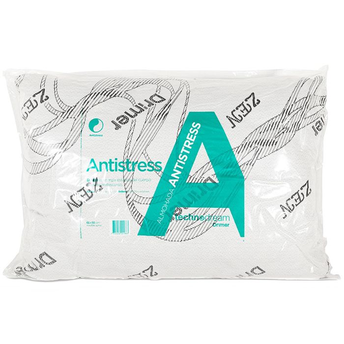 Almohada DRIMER Technodream Antistress 50x65cm Poliéster Promart
