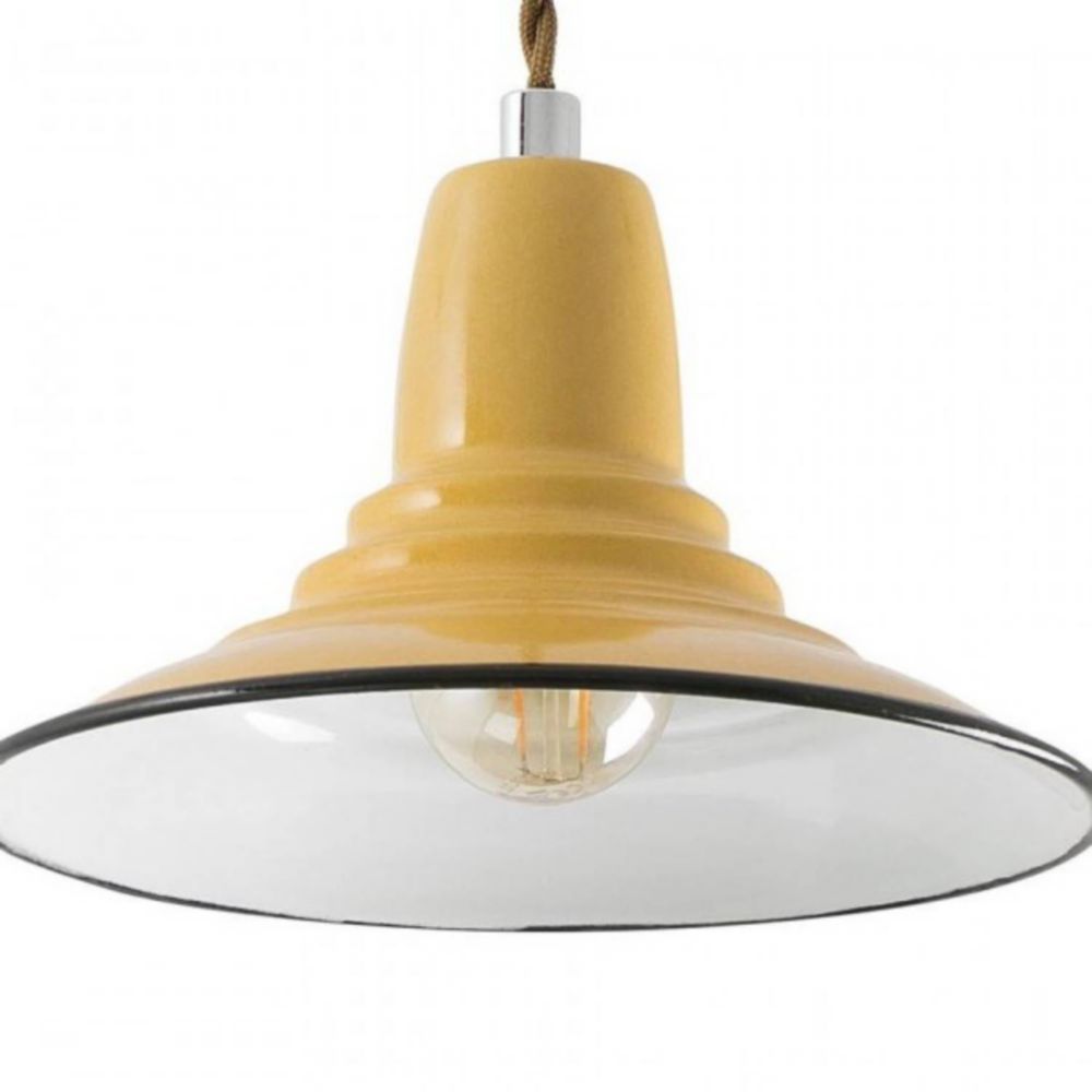 Luminaria Colgante Amarillo Promart