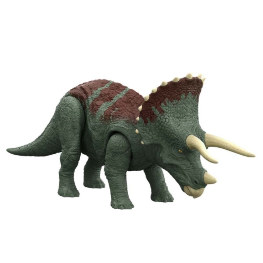 Dinosaurio Jurassic World Triceratops Ruge Y Ataca Hdx34 - Promart