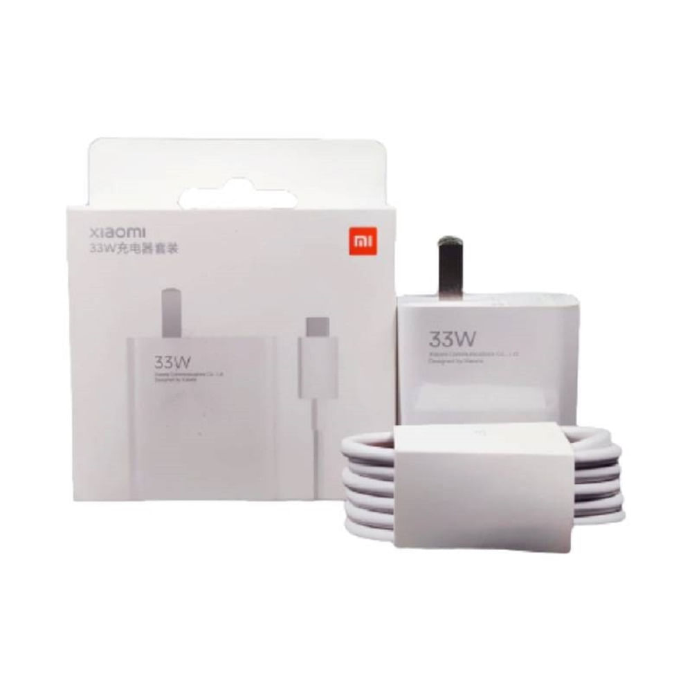 Cargador XIAOMI 33W + Cable Blanco