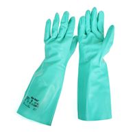 Guante de Nitrilo Ansell Solvex 18'' Talla 9 por 6 Unidades