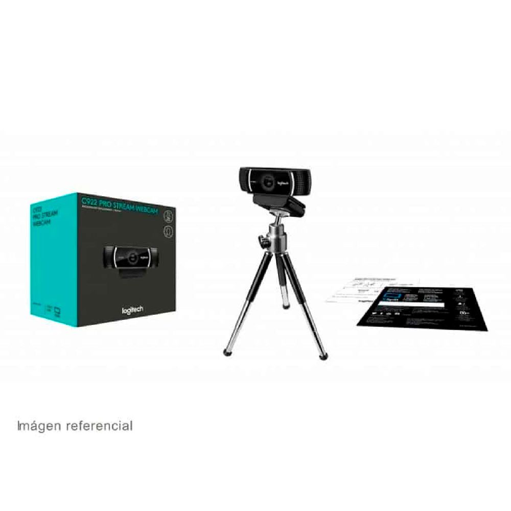 Camara Webcam Logitech C922 Full Hd Stream Con Tripode - Promart