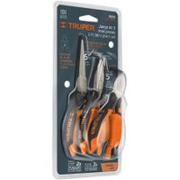 Juego de 3 Mini Pinzas Mango Comfort Grip Truper