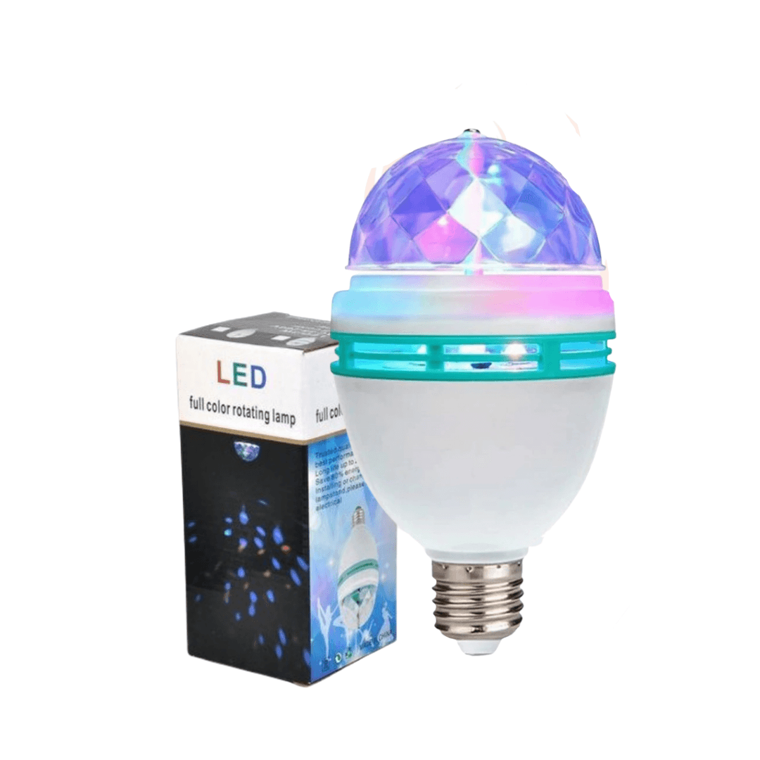 Foco De Colores Giratorio Luces Psicodélicas Para Fiestas