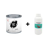 Pintura Efecto Pizarra Acrilica PRO +Sellador  MagPaint SketchPaintPRO Transparente Gloss 250ml