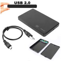 Case Disco Duro Externo Sata 2.5"" Usb 2.0 Presion - Negro