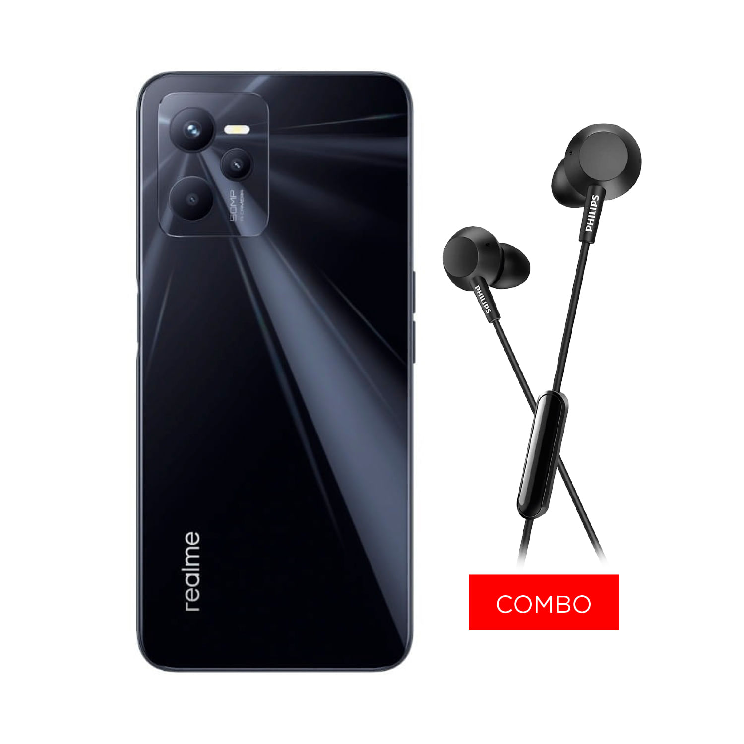 Celular Realme C35 4 128GB Negro Aud fonos Al mbricos Ph Knasta Per celular-realme-c35-4-128gb-negro-aud-fonos-al-mbricos-ph-knasta-per