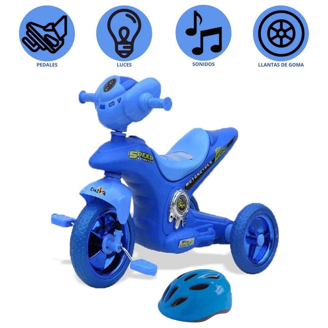 Triciclo Oka Moto Azul