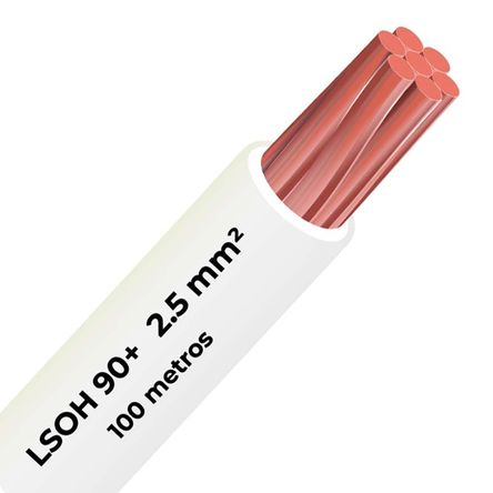 Cable Libre halógeno 90c 2.5mm 2 Celsa (Lsoh) blanco - Promart