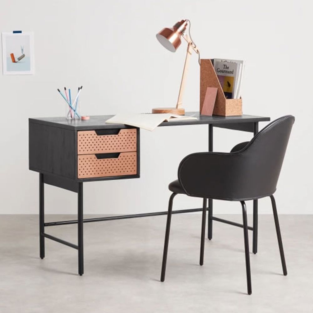 Escritorio Franklin Yolodecoro Negro y Cobre Promart