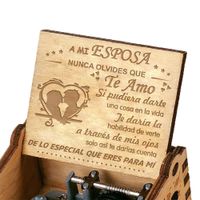 Caja Musical Para Pareja Compromiso Regalo Aniversario Amor Cumpleaños San Valentin