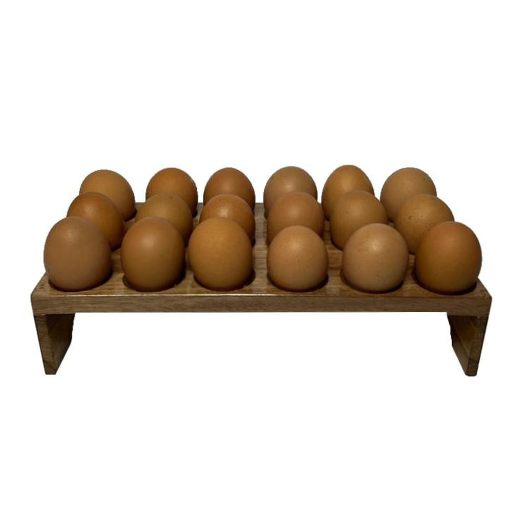 Porta Huevo de Madera