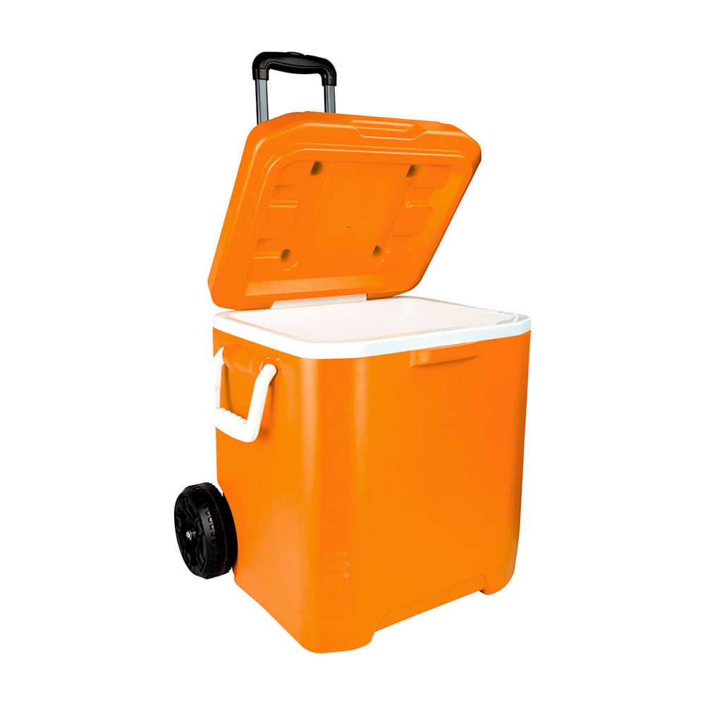 Cooler Yeti 31 Qt con ruedas y asa Naranja