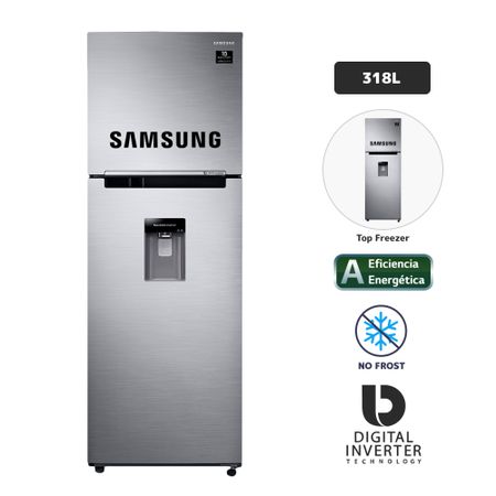 Refrigeradora Samsung RT32K5730S8 Top Freezer 318 Litros - Silver