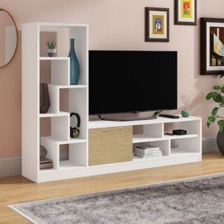 Mueble para TV Moderno en L -