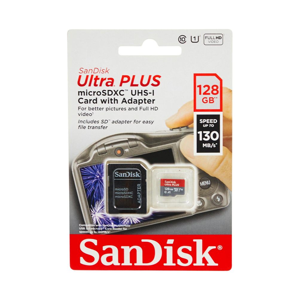 Office Depot Sandisk 128gb Sandisk Ultra Plus Microsdxc SanDisk