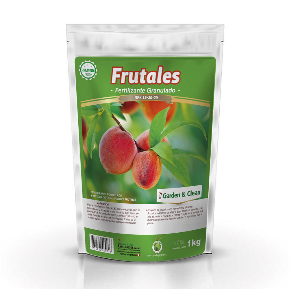 Aburrido lanzador Microbio Fertilizante granulado frutales 1 kg - Promart