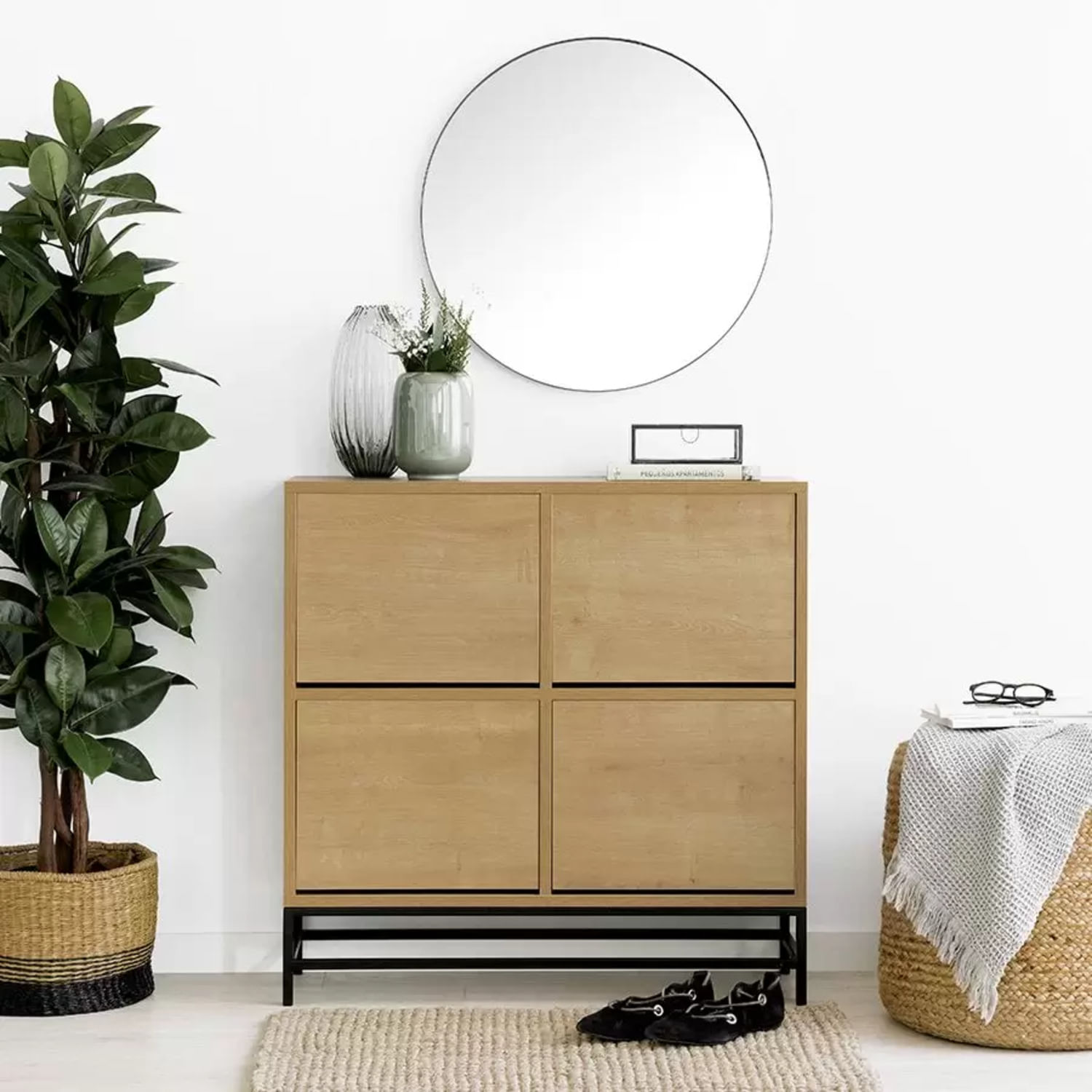 Estante Zapatero Marrón Dalma 101cm