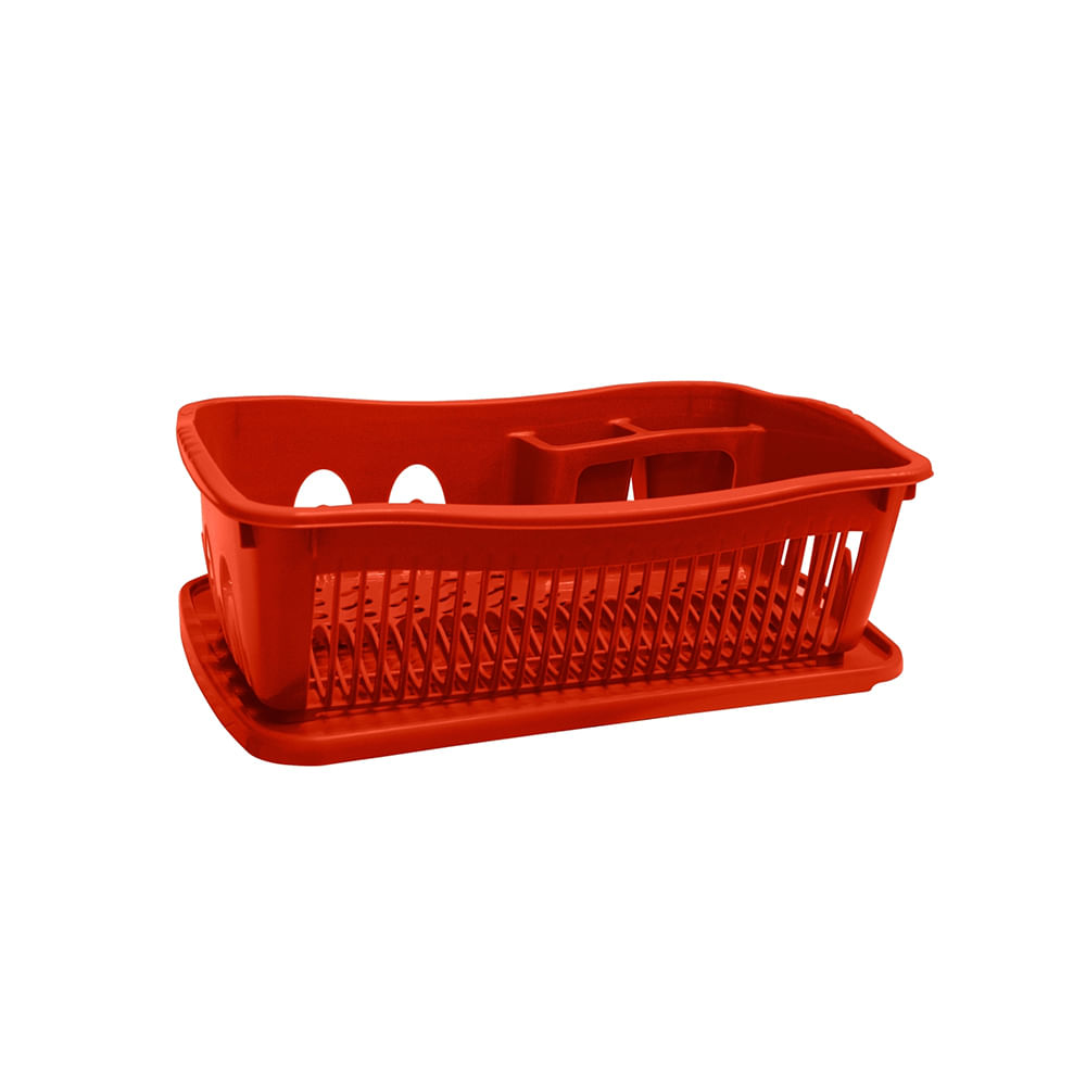 Escurridor Buen hogar rojo 24 PI