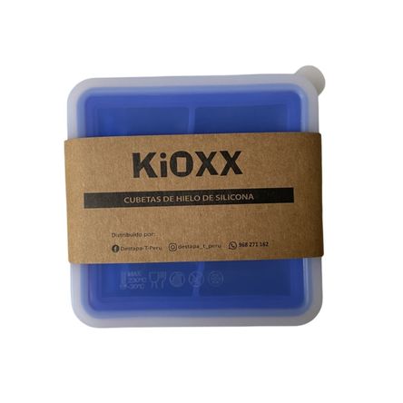 Cubeta de Hielo de Silicona KIOXX 15 Cavidades Azul - Promart