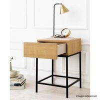Velador Industrial Minimalista Rabé Marrón 60cm