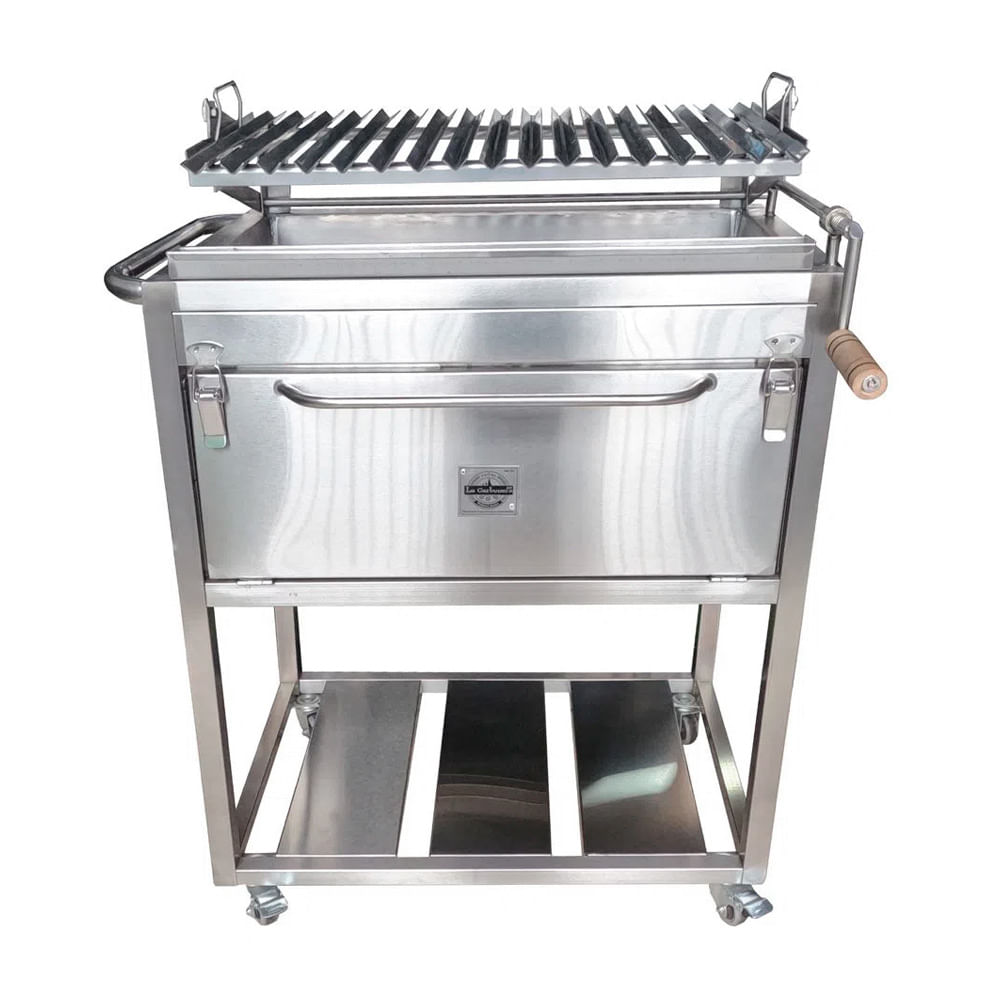 Parrilla con Caja China La Carbonera Grill Bróker 200 Full Acero Inoxidable 201