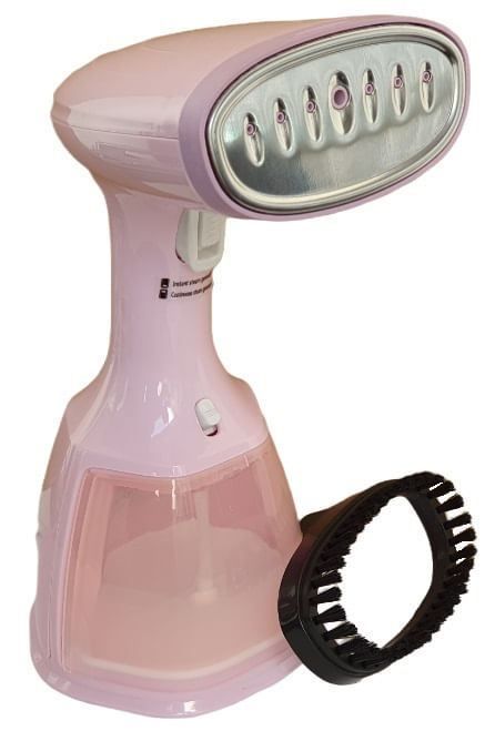 Vaporizador de Prendas Portatil Plancha a Vapor 1500W Rosado