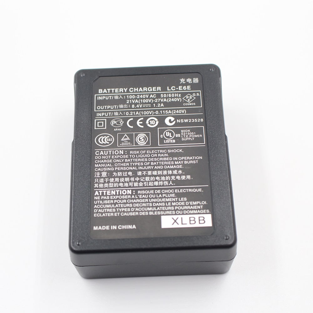 Cargador Lc-e6e para Batería LP-E6