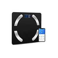 Balanza Inteligente con Bluetooth Opalux - App Alfit - Negro
