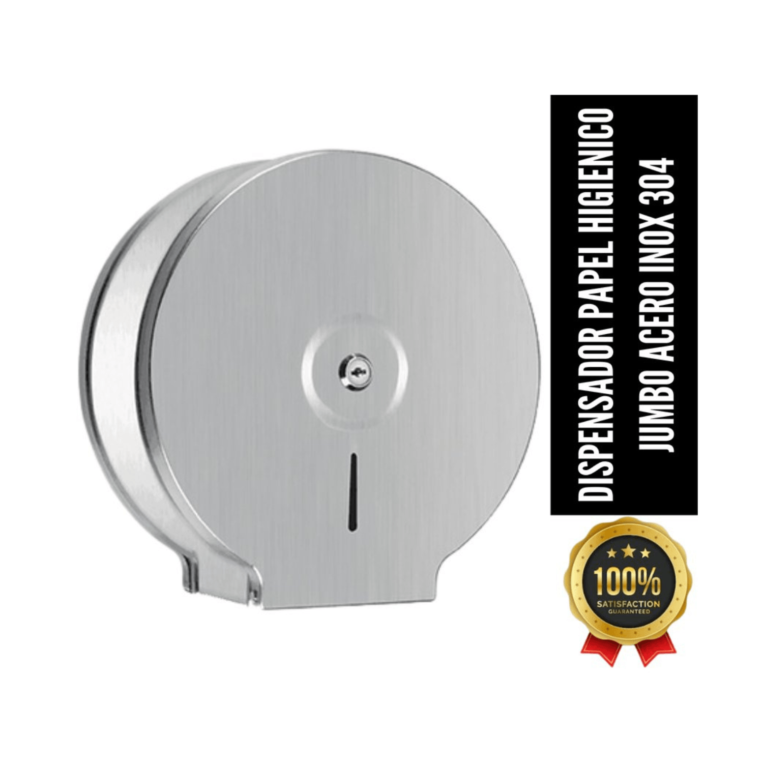 Dispensador Pro de Papel Higiénico Jumbo XM Acero Inoxidable 304