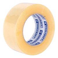 Cinta para empacar transparente Toolcraft TC3878  de 48 mm x 35 m