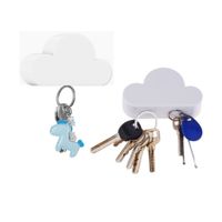 Porta Llave Magnetico Nube Blanco