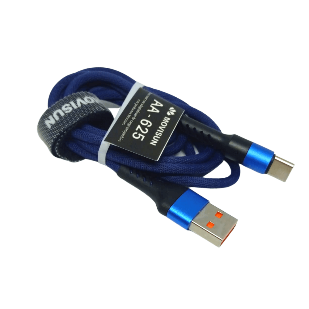 Cable para Celular Tipo C a USB AA-625 Movisun Azul - Promart