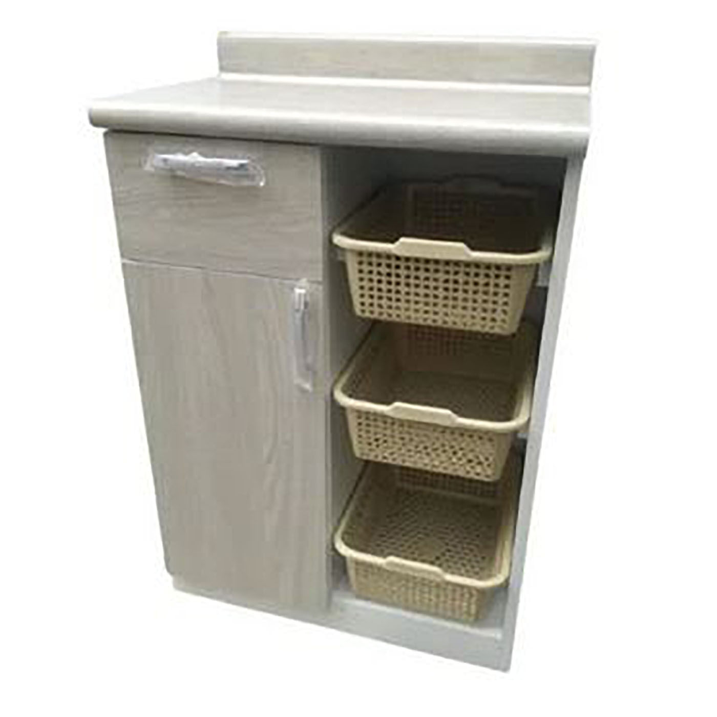 Verdulero Repostero Madera Italia con Cajones en Crema