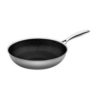 Wok con Mango Acero Inoxidable 30cm Bee Roichen