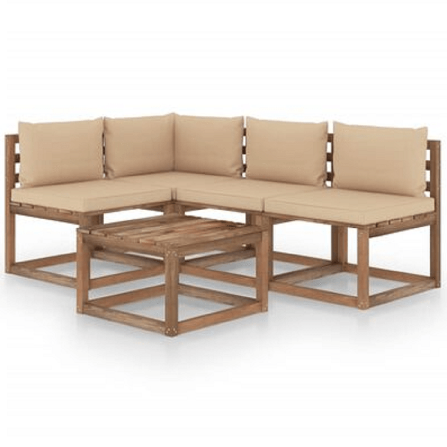 Sofá de Terraza DMuebles Cambridge 5 Piezas