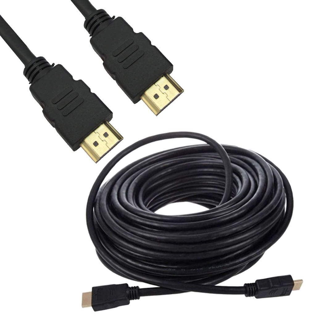 Cable HDMI 15 Metros Full HD 3D V1.4 PVC Negro HDMI a HDMI