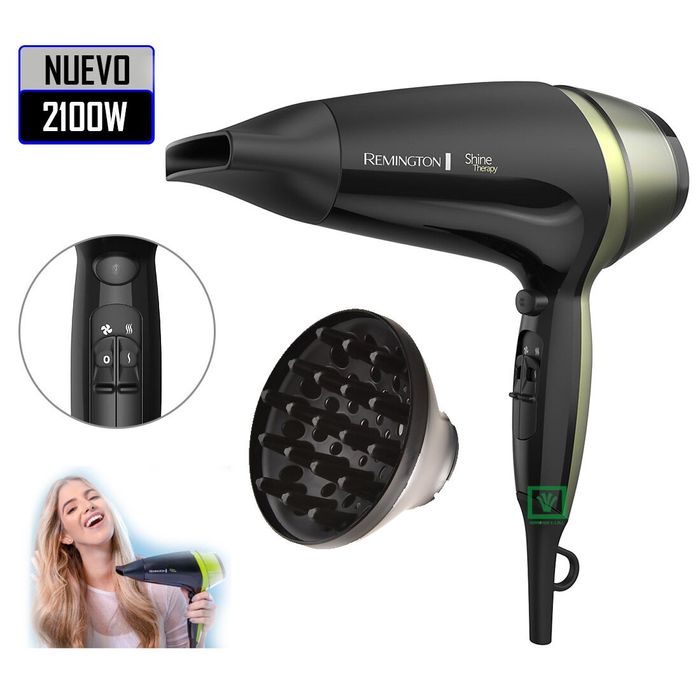Secadora de Cabello Aguacate y Macadamia REMINGTON D13A 2100W