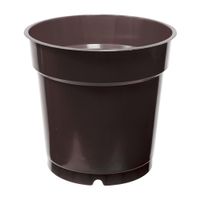 Maceta Cilíndrica Plástica Naranja Reyplast Comercial #15