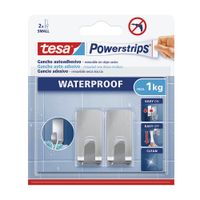 Gancho Adhesivo Tesa Powerstrips Resistente al Agua Tamaño S