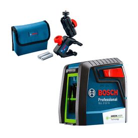 Nivel Laser de Plano 360 Verde Bosch GLL 3-80CG+Receptor LR7 - Promart
