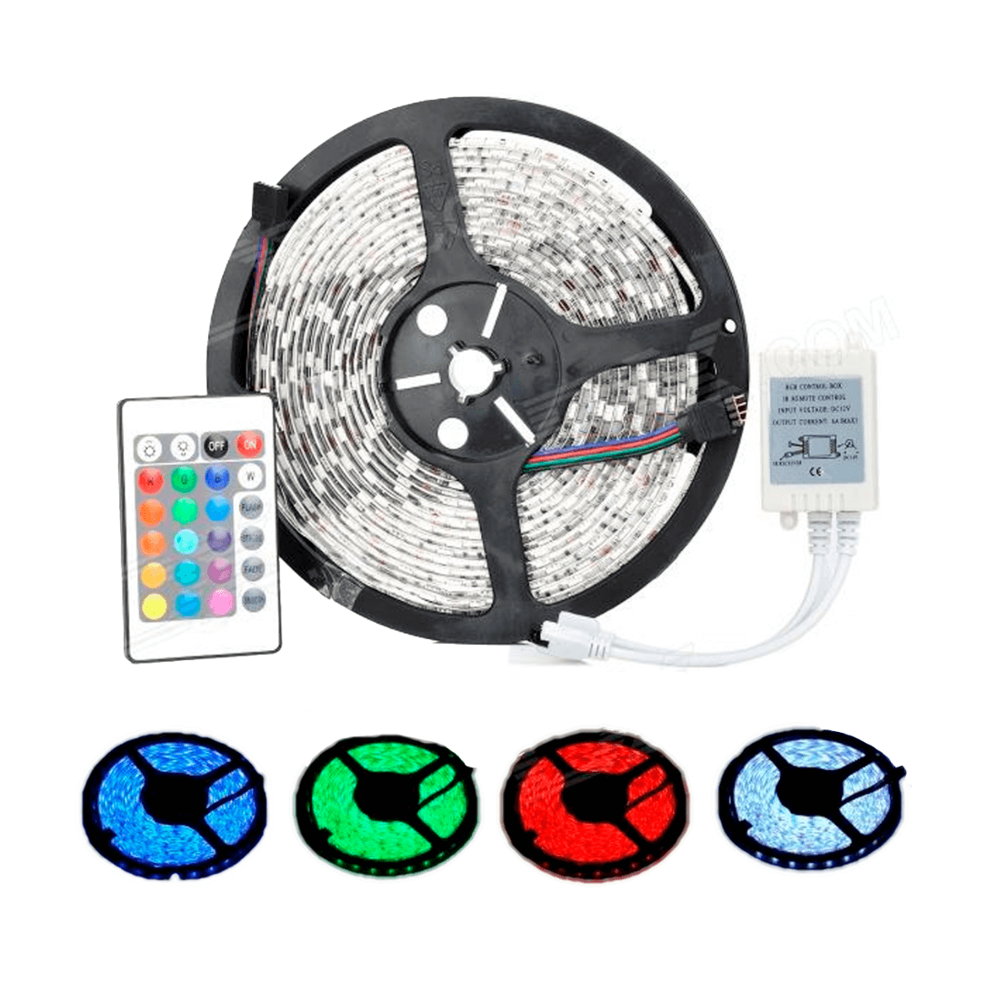 Cinta Led Rgbw 5050 5m Kit Completo Tiktok Videos Multicolor
