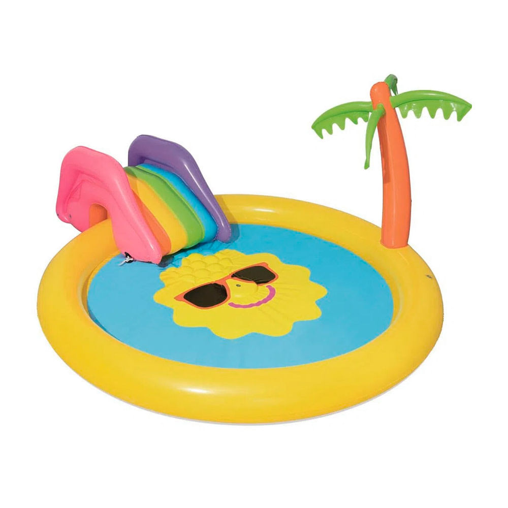Piscina Interactiva Sol y Playa Tobogan Infantil