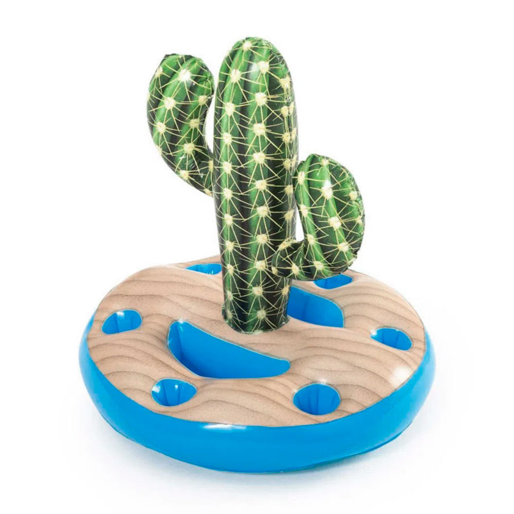 Flotador Bestway Cactus 94 X 70 Cm Con 6 Portavasos