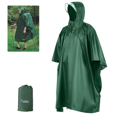 Poncho de lluvia impermeable para mujer Chaqueta con cremallera con capucha  plegable ligera Chaqueta impermeable Verde Sunnimix Poncho impermeable para  la lluvia