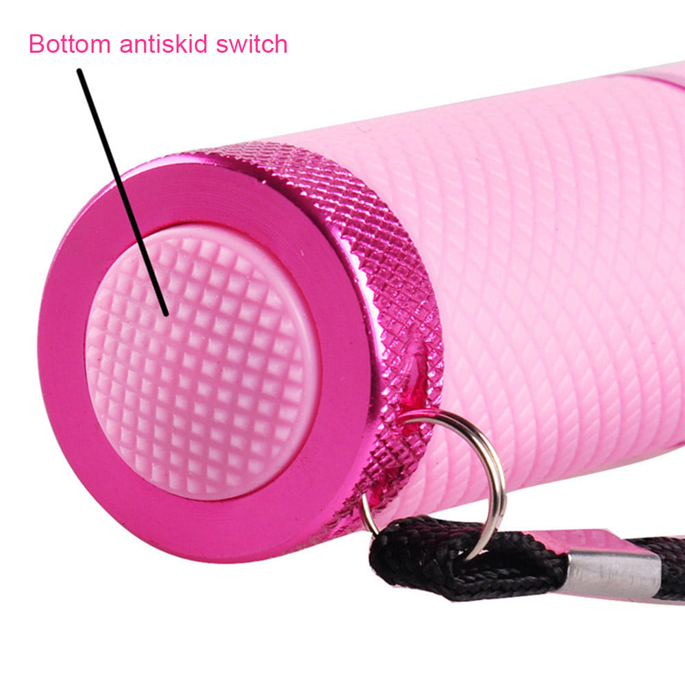 Lámpara de Luz Led Secador de Esmalte de Uñas Gel Manicure Rosado - Promart