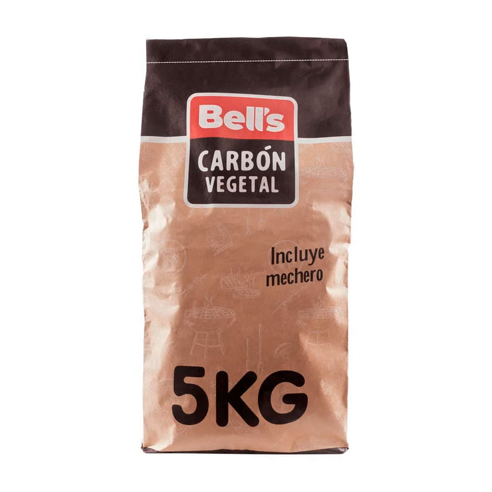 Carbón Vegetal BELL'S Bolsa 5Kg
