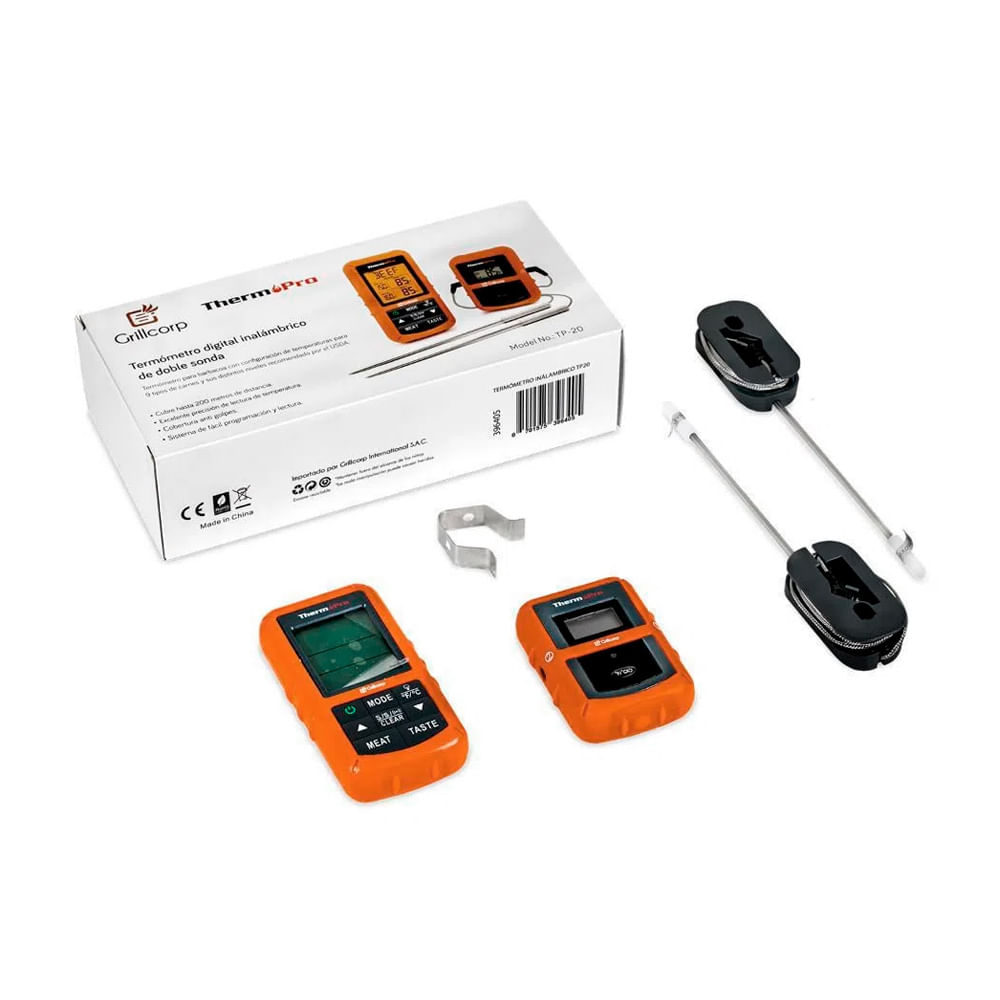 Termómetro Con Mando A Distancia Tp20